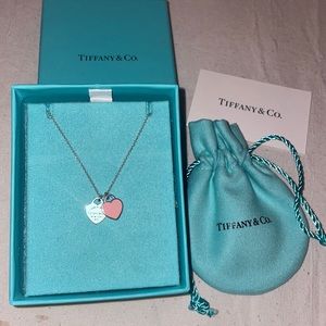 Heart pendant Tiffany necklace